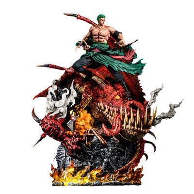 China Environmental Friendly Japanese Anime One Piece Figure Sauron Luffy Anime Figure PVC resin toys Collection Model Toy Statue for sale