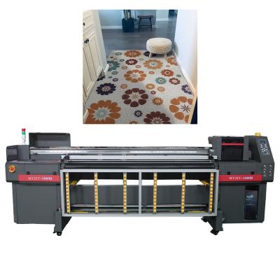 China Leather Industry Myjet 6 Feet Hybrid UV Printer Carpet Home Silk Printer Ring Printer Doormat for sale