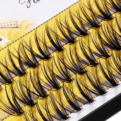 China TL Crisscross Individual Heat Bonded Volume Eyelash 10D 20D Flare Lash Group Eyelash Extension for sale