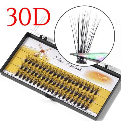 China 20D Crisscross 0.03 DD Curl Volume Fans Customized Trays 20D Card Premade Fans Eyelashes 0.03 Russian Lashes for sale