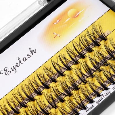 China Premade Crisscross Pointed Low Volume Fans Big Tray Handmade Fan Superroots Eye Lashes 3d Eyelash Extension for sale