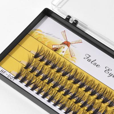 China Premade 20D Crisscross Fans Colored Volume Eyelashes Extensions Mixed Colors Group Different Long Lashes Natural False Eyelashes for sale