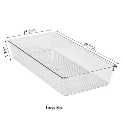 China Customizable Universal Plastic Living Room Assets Storage Bin Drawer Boxes Organizer for sale