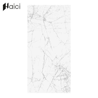 China High Temperature resistance Sintered Stone Bathroom Vanity Sink Like The Snow 1600x2800x12mm Large Size Porcelain Slab Tile Sintered Stone for sale