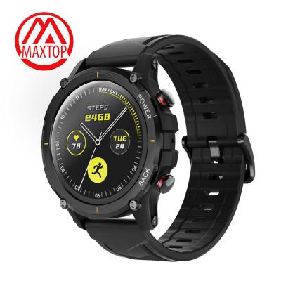 China Touch Screen Maxtop China Manufacturer Odm Latest Mens Waterproof Smartwatch Blood Pressure Monitor Outdoor Sport Fitness Smart Watches for sale