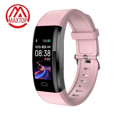 China Rate Monitoring Sport Fitness Men Waterproof Heart Health Touch Screen Maxtop Wristband Smart Wristbands for sale