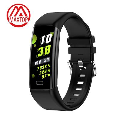 China Hot Sale Sport Smartwatch Fitness Smartwatch Blood Pressure Band Touch Screen Maxtop Smart Wristbands for sale