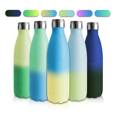 China PORTABLE Multi Pack and Multi Color 25oz Double Wall Cola Shape Vacuum Flask Customize Logo Water Bottle for sale