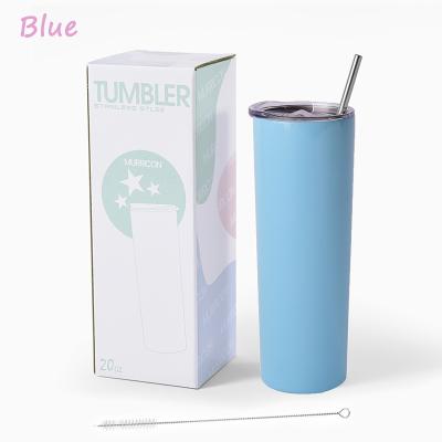 China 20oz Stainless Steel DIY Tumbler Sublimation Double Cup 30oz Viable Custom Vacuum Insulated Wall Tumbler for sale