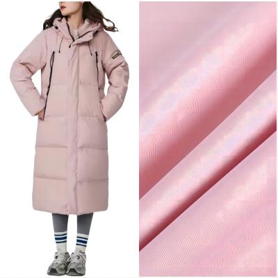 China Waterproof 75D Twist Memory Weft Imitation Memory Fabric Custom Color PA Coated 100% Polyester Fabric For Jacket for sale