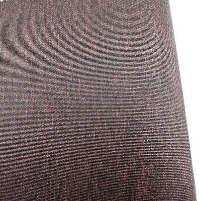 China Anti-static hemp like effect PU tri-color twill waterproof and wear-resistant 300D polyester automobile seat cover cationic clotcusion fabric for sale