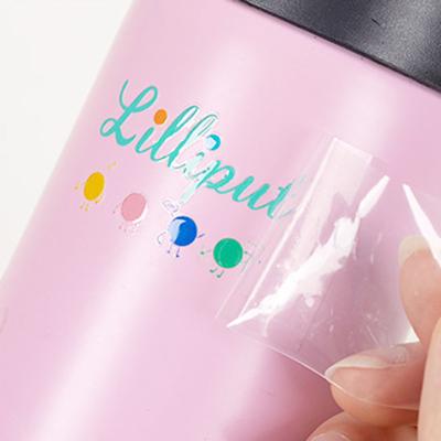 China Direct Waterproof Factory Made Strong Adhesive UV Transfer Sticker Label Printing Logo Mark Waterproof Vinyl Sticker Roll for sale