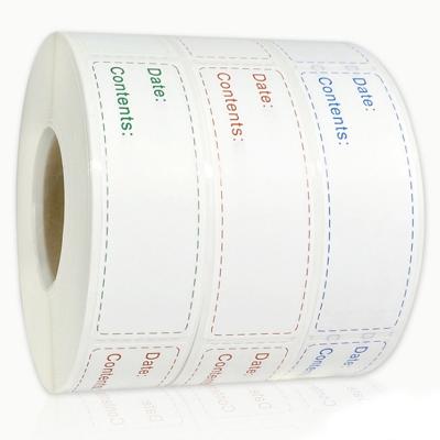 China Eco-friendly heat resistant anti-frozen waterproof UV resistant customize all kinds of self-adhesive stickers, roll samples and customize daily necessities labels for sale