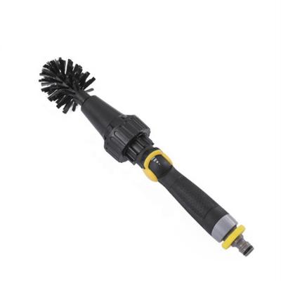 China For New Design Car Wash Car Wash Wheel Rim Detailing Auto Cleaning Brush Tire Brush Tire Hub Ring Steel Brush for sale