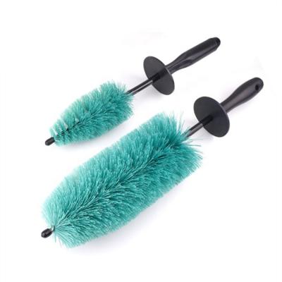 China For Car Wash Car Long Rim Wheel Engine Brush Wash Microfiber Detailing Cleaning Tool for sale