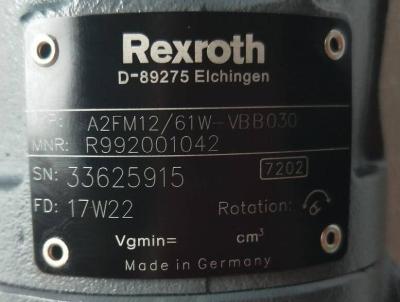 Cina Motore fisso a pistone assiale di Rexroth R992001042 A2FM12/61W-VBB030 in vendita