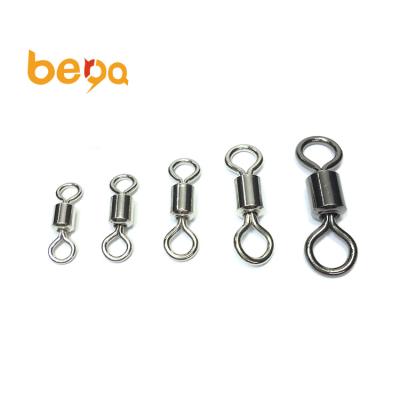 China Bearing Fishing Swivels Stainless Steel Fishing Swivel Applied Bearing Swivels Three Way Crane Bearing Fishing Swivel With Solid Ring for sale