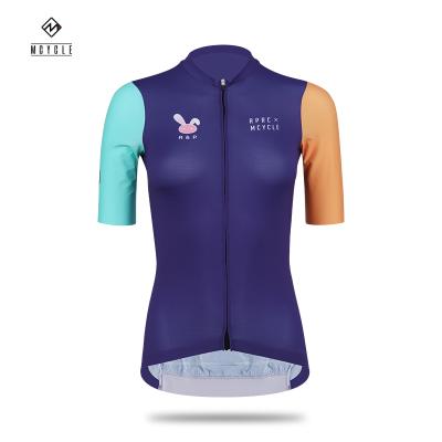 China 2021 summer factory pro women cycling jersey short sleeve cycling jersey top cycling wear custom endura cycling wear for sale