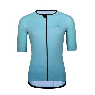 China OEM ODM Pro Team Cycling Jersey Breathable Air Cycling Clothing With Laser Cut Cuff for sale