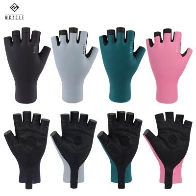 China Bike Sports Half Finger Laser Cut End Shockproof Packing Shockproof Laser Cut End Without Cycle Sports Outdoor Racing Gloves for sale