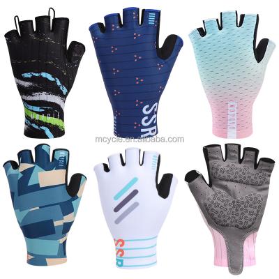 China Sports Gloves Half Finger Gloves Breathable Gel Sports Gloves MTB Outdoor Cycling Bike Bicycle Cycling Shockproof Glove for sale