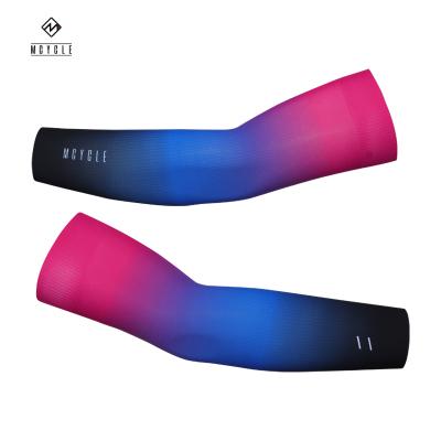 China Breathable UV Protective Cycling Sports Arm Sleeve Warmer Cycling Arm Warmer Custom Sublimation Printing for sale