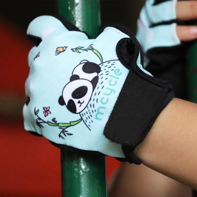 China Micro-fiber Palm with Silicon Glue Folding Wrist End Toddler and Little Kids Bike Gloves for Balance Roller Skating Cycling Gloves for sale