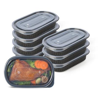 China Food Grade Micro Microwavable Restaurant Take Out Meal Packaging Container Lunch PP Bento Box Disposable for sale