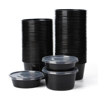 China Eco-Friendly Transparent Disposable Plastic PP Containers Food Seasoning Sauce Takeout Cup With Lids for sale