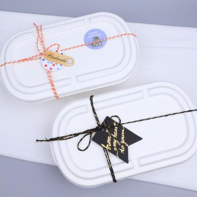 China Sustainable Custom Thank You Tag Handmade Tag Die Cut Hang Tag For Present Gift Packaging for sale