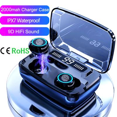 China Perfect Waterproof F9 TWS Audifonos Audifonos IPX7 5.0 Waterproof HIGH FIDELITY Wireless Noise Stereo Sound Earphone Earbuds Headsets for sale