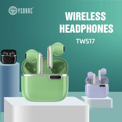 China In-Ear Boom Big Sound Good Headphones Wholesale TWS17 Wireless Stereo Earphone Case Charging Earbuds With High MAH Battery Headphones for sale