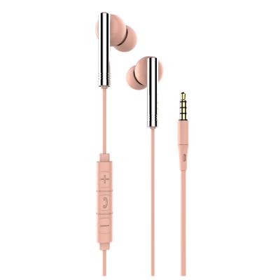 China China Universal 3.5mm Headset Mobile Handsfree Earpiece In-Ear With Microphone Wire Controlled Earpiece for sale