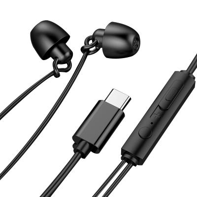 China 2021 new mini In-ear gaming sleep earphone size stereo effect durable anti-broken light cable factory wholesale for sale