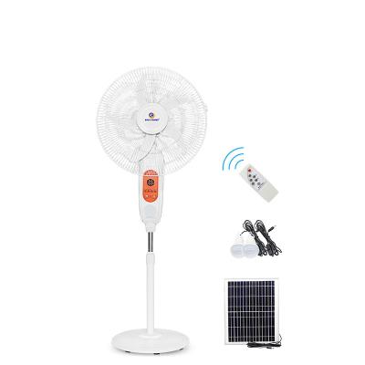 China 18 Inch Modern Easy Power EP-3618 Customize Stand Fan Rechargeable Build In 12V5ah Pedestal Fan With Powerful Air Cooler DC Fan for sale