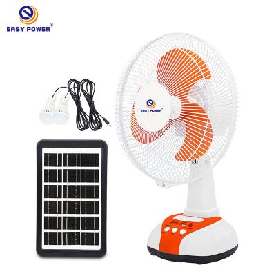 China Modern easy power Bangladesh hot selling rechargeable fan 12 inch table fan 16 inch stand rechargeable fan for sale