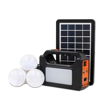 China Built-in Rechargeable 6V4Ah Battery 6V4Ah gd-8017 Power EP-392 Garden Easy Solar Lighting System Kit Solar Light For Africa for sale