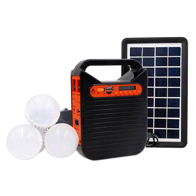 China Solar System Controller Recommended Sun Energy Radio Lighting Power Kit Ep-391Bt Travel Light Set Household Electricity Solar Portable Home Light for sale