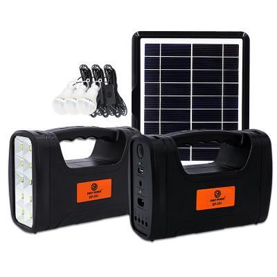 China EP-351 Solar System Controller Solar Panel Led Line Cable Usb Power Bank Emergency Lighting System Bulbs Portable Solar Energy Kit Camping Outdoor for sale