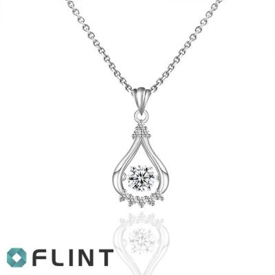 China Fine FLINT Hip Hop Jewelry CLASSIC Gold Plated 925Silver Necklace Diamond Jewelry Women Private Customization of Diamond Developed by DEF VVS Lab for sale