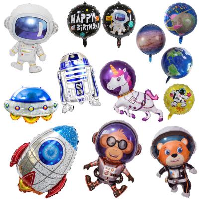 China Morden Space Giant Reusable Astronaut Helium Balloons For Birthday Party Decoration Kids Gift Balloons for sale