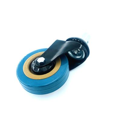 China Wheelchair Parts Medical Caster Swivel Caster Wheel With Fork 105mm for sale