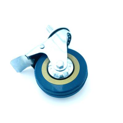 China Manufacturer Plastic Elder Wheelchair Wheel Swivel Caster 105mm for sale