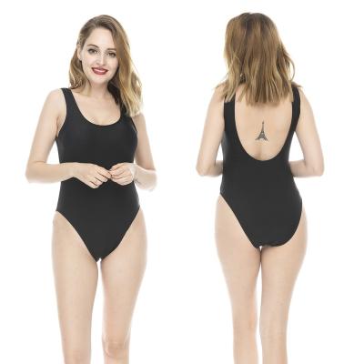 China Breathable High Cut One Pieces Onesie Swimsuit Swimwear Women Swimwear for sale