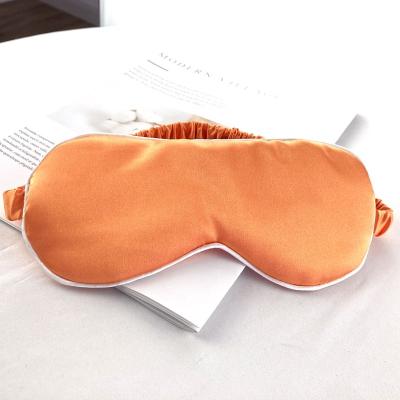 China Shading Wholesale Lightweight Silky Soft Like Comfortable Satin Eye Mask Sleep Mask Black Shading Sleep Eye Cover for sale