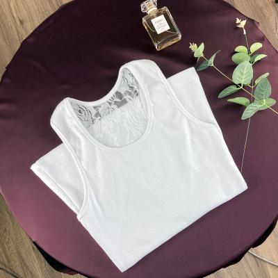 China Women Breathable Cheap Cotton Sleeveless Ribbed Tank Top for sale