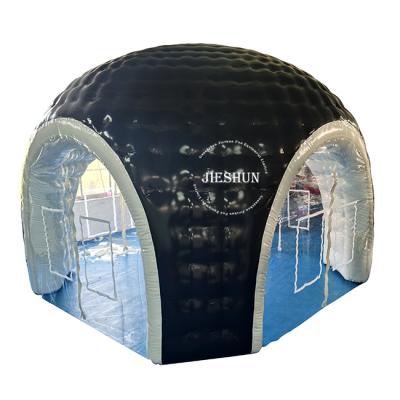 China Advertising Customized Black Inflatable Outdoor Honeycomb Tent Camping Tent Dome Inflatable Tent For Sale for sale