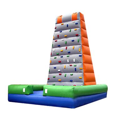 China 0.55mm PVC Tarpaulin Plato Crazy Big Inflatable Sport Games Wall Game Crazy Inflatable Climbing On Sale for sale