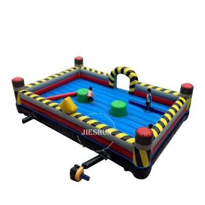 China Hot Selling 0.55mm PVC Plato Sports Ring Arena Inflatable Jousting Games Gladiator Outdoor Adult Jousting for sale