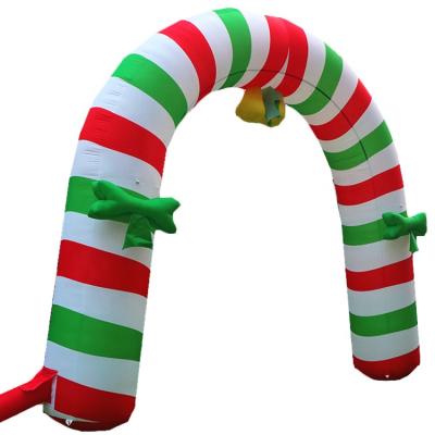 China Event Advertising and Promotion Customized Design Inflatable Christmas Santa Santa Inflatable Arcade Arch For Advertising for sale